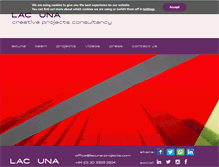 Tablet Screenshot of lacuna-projects.com